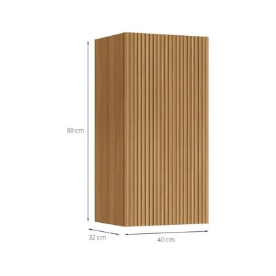 Armário Aéreo Rainha 1 Porta Nature 40 cm