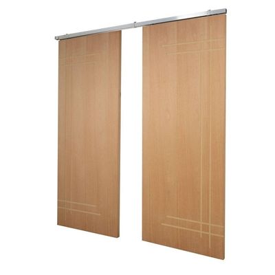 Porta Dupla De Correr P- Verniz Frisada F05 - 210x120