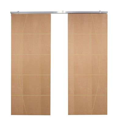 Porta Dupla de Correr P/ Verniz Frisada F01 - 210x160