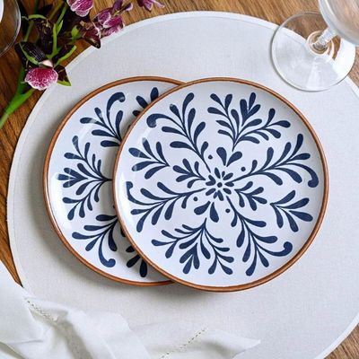 Conjunto 6 Pratos Sobremesa 19cm Coup Cerâmica Stoneware Coimbra Porto Brasil
