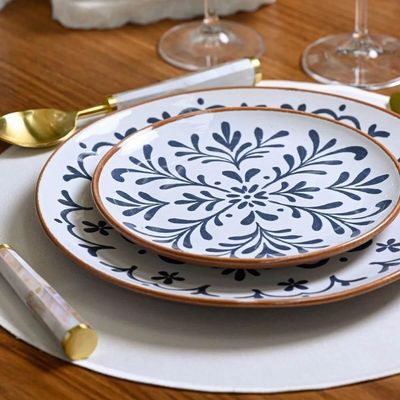 Conjunto 6 Pratos Sobremesa 19cm Coup Cerâmica Stoneware Coimbra Porto Brasil