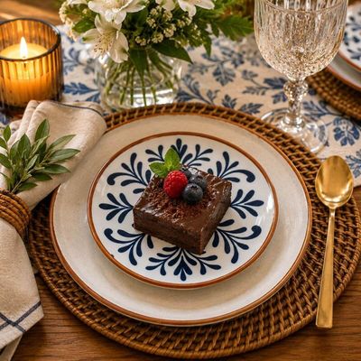 Conjunto 6 Pratos Sobremesa 19cm Coup Cerâmica Stoneware Coimbra Porto Brasil