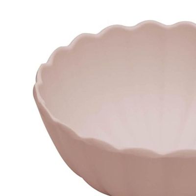 Kit 6 Cumbucas Bowls Bege Linha Gerbera 12cm Melamina Servir Petiscos Entradinhas e Porções Lyor
