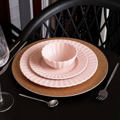 Kit 6 Cumbucas Bowls Bege Linha Gerbera 12cm Melamina Servir Petiscos Entradinhas e Porções Lyor