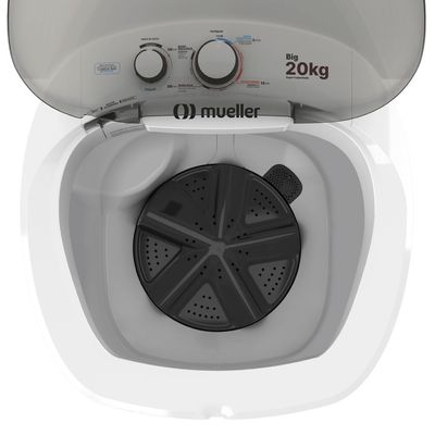 Máquina de lavar roupas BIG 20,1 Semiautomática Big 20kg Mueller Branco / 110v