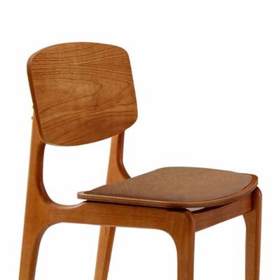 Conjunto com 2 cadeiras Malta Gold em Madeira Maciça para Sala de Jantar Moderna Mobília Star Caramelo Imbuia