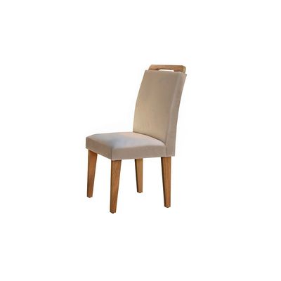 Conjunto Com 4 Cadeiras Athenas MDF Rufato Imbuia/Turim