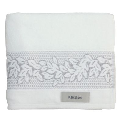 Toalha de Rosto 80x48cm Provence Branco Karsten