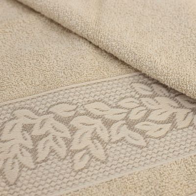 Toalha de Rosto 80x48cm Provence Bege Grão Karsten