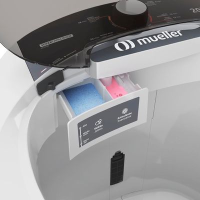 Lavadora de Roupas MLT20B 20kg Semiautomática Mueller Branco / 220v