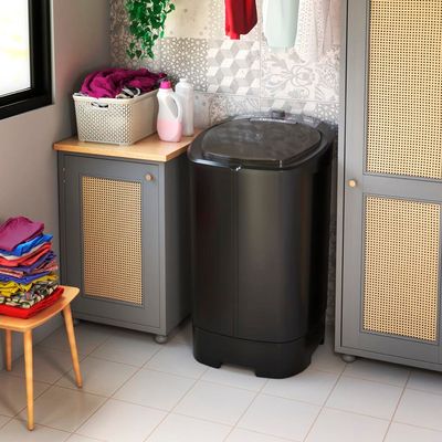 Lavadora de Roupas MLT20B 20kg Semiautomática Mueller Preto / 110v