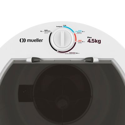 Lavadora de Roupas Plus 4,5kg Semiautomática Mueller Branco / 220v