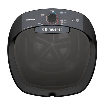 Lavadora de Roupas MLT20B 20kg Semiautomática Mueller Preto / 220v