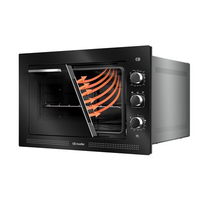 Forno Elétrico de Embutir MFE50K 50 Litros Mueller Preto / 110v