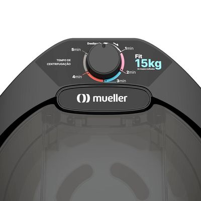 Centrífuga de Roupas Fit 15kg Mueller Preto / 110v