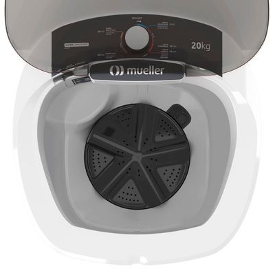 Lavadora de Roupas MLT20B 20kg Semiautomática Mueller Branco / 110v
