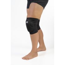 Joelheira Slide Ii Preto G  Knit 3D Espuma 12Mm Alta Proteção Impacto Esportes Intensos N1 Sports