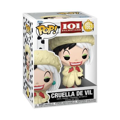 Boneco Funko Pop! Disney 101 Dálmatas - Cruella De Vil Clássica com Chase