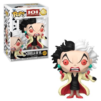 Boneco Funko Pop! Disney 101 Dálmatas - Cruella De Vil Clássica com Chase