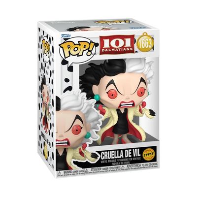 Boneco Funko Pop! Disney 101 Dálmatas - Cruella De Vil Clássica com Chase