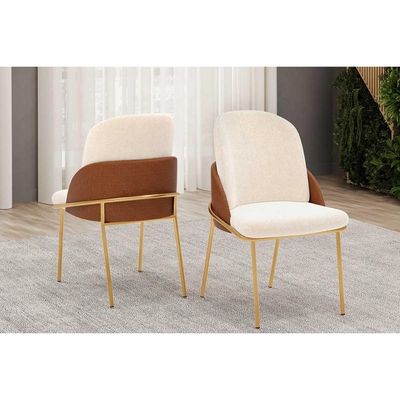 Mesa Sala Jantar Chanel + 6 Cads Vitta Off White DJ Móveis