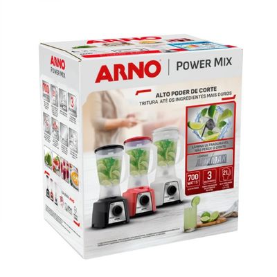 Liquidificador Power Mix LQ10 700W Arno Preto / 127V
