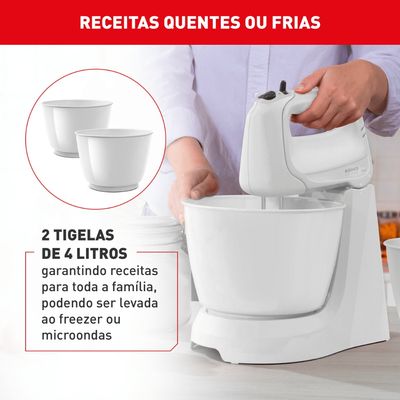 Batedeira Mini Chef HM10 185W Arno Branco / 220V