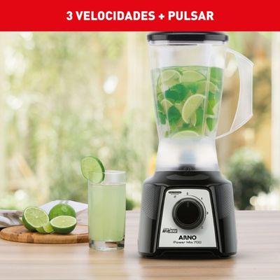 Liquidificador Power Mix LQ10 700W Arno Preto / 220V
