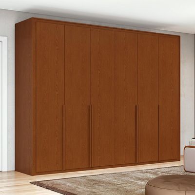 Guarda-Roupa Casal Imperatore 6 Portas 8 Gavetas Frassino