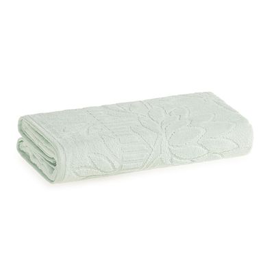 Toalha de Rosto 48x70cm Lotus Verde Aqua Karsten