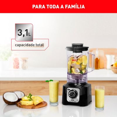 Liquidificador Power Max LN66 Arno Preto 220V