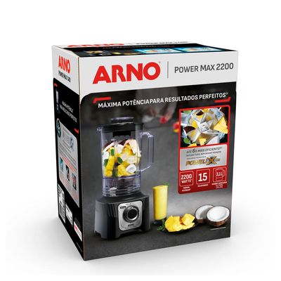 Liquidificador Power Max LN66 Arno Preto 220V