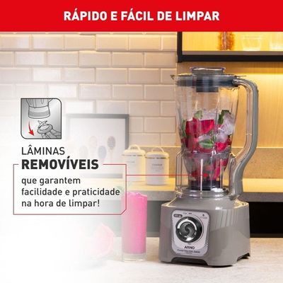 Liquidificador Arno Power Max XXL LN87 Cinza / 110