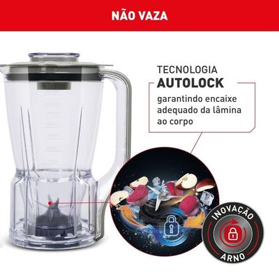 Liquidificador Arno Power Max XXL LN87 Cinza / 110