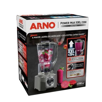Liquidificador Arno Power Max XXL LN87 Cinza / 220