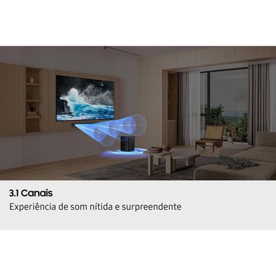 Soundbar Samsung B-Series HW-B650F/ZD 370W Bluetooth 3.1 Canais Dolby Audio Preto