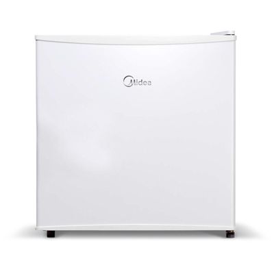 Frigobar Midea 45L MDRD086FGD013 Inverter Branco e Preto Prata Porta Reversível Bivolt