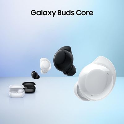 Fones de Ouvido Samsung Galaxy Buds Core Intra-auricular Bluetooth Cancelamento de Ruído IA Branco