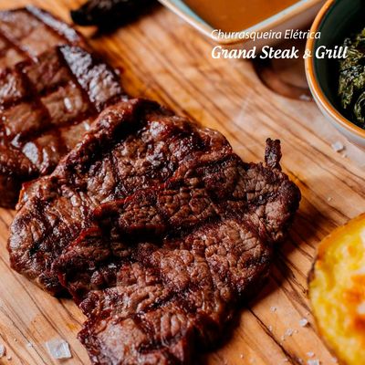 Churrasqueira Elétrica Grand Steak & Grill 1800W CH08BI Mondial Preta 220V