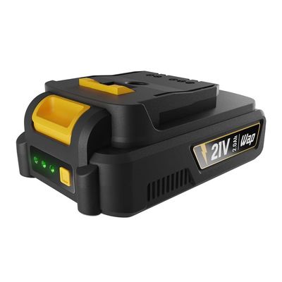 Parafusadeira e Furadeira de Impacto WAP K21 ID01 com acessórios - Cinza e Amarelo