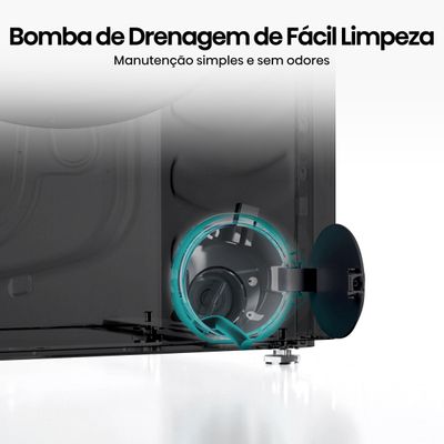 Lava e Seca Hisense WD1i11 11kg Lava e 7kg Seca Titanium Titanium / 110