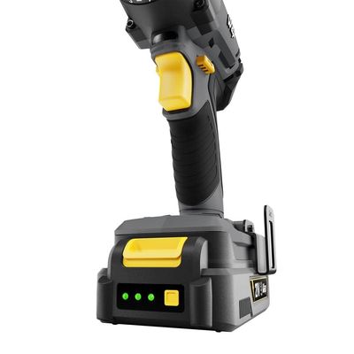 Parafusadeira e Furadeira de Impacto WAP K21 ID01 com acessórios - Cinza e Amarelo