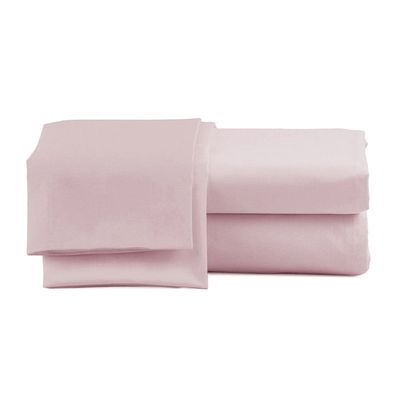 Jogo de Cama Casal Camesa Essencial Neo 100% Algodão Rosé 4 Peças UNICA