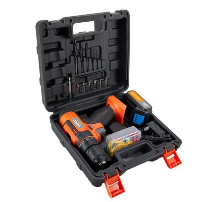 Kit Parafusadeira Furadeira 12V com 11 Peças Kian Bivolt