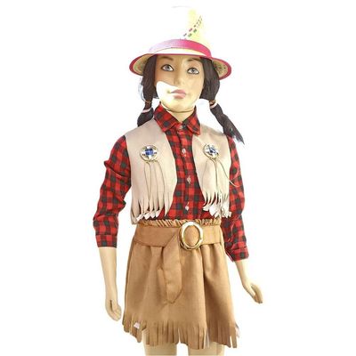 Colete Country Infantil Para Fantasias - Extra Festas Tamanho P