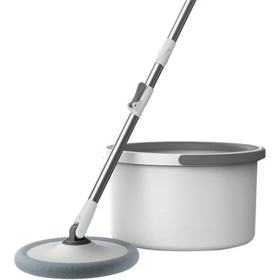 Esfregão Mop Giratório 360 com Balde Redondo Slim - Kit Completo