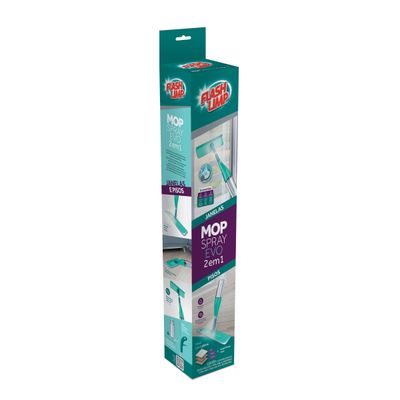 Mop Spray Evo 2 em 1 Flash Limp Limpa Chão e Janelas 380ml