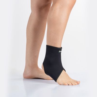 Par de Tornozeleiras Longas Otho Care Dellamed GG / Preto