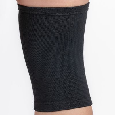 Par de Joelheiras Elástica Ortho Care Dellamed G / Preto