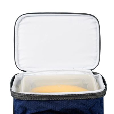 Lancheira Térmica Masculina Colmeia Azul U / Azul